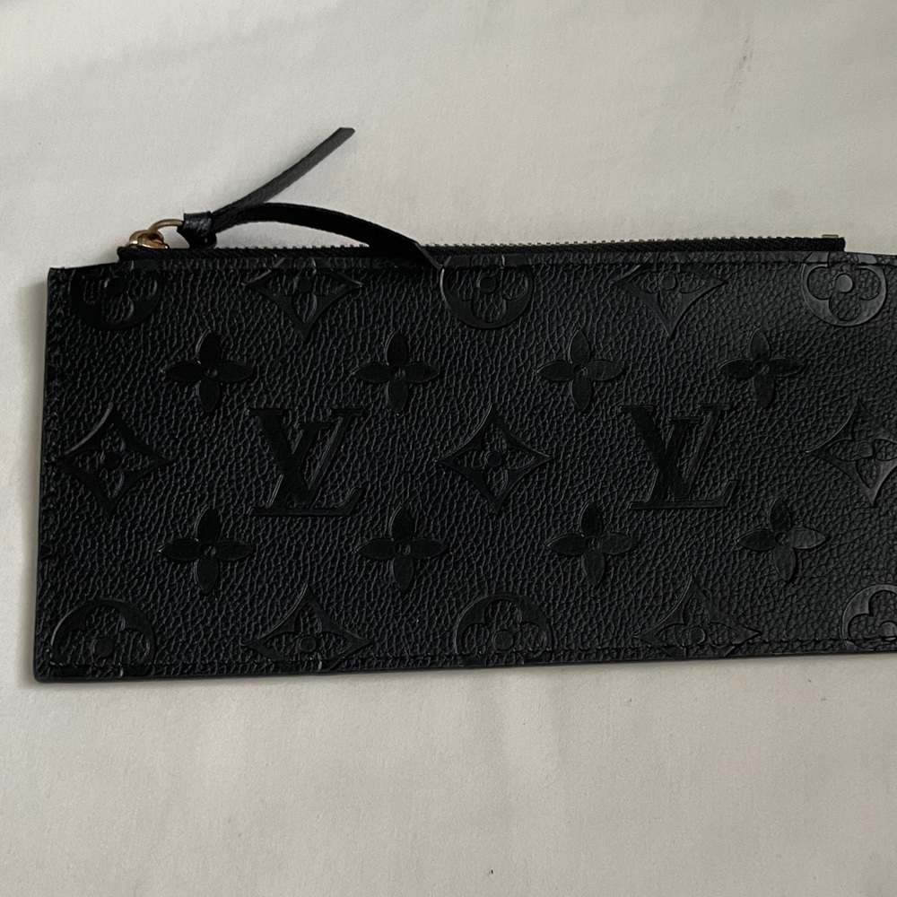 Designer inspired Black Monogram Pouch